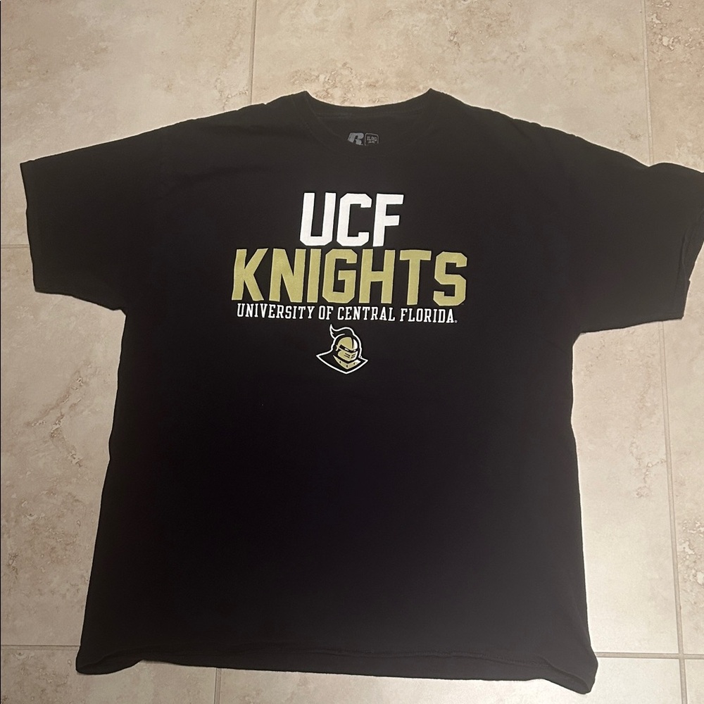 Russell Athletic Black UCF Knights Tee